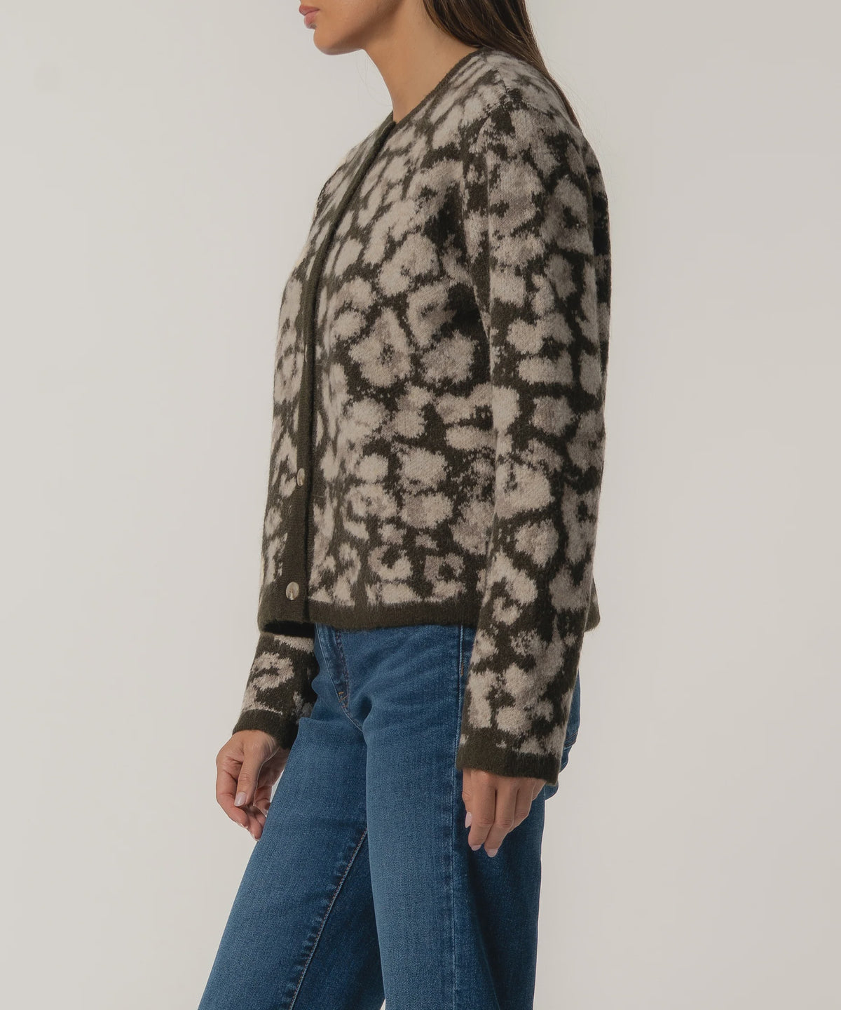 Kut Sadie Animal Print Sweater KS42101