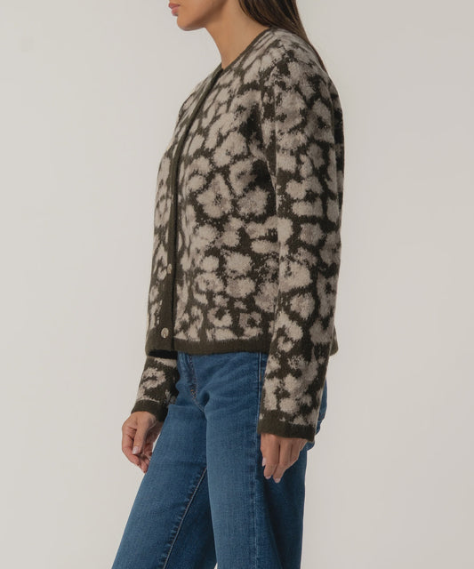 Kut Sadie Animal Print Sweater KS42101