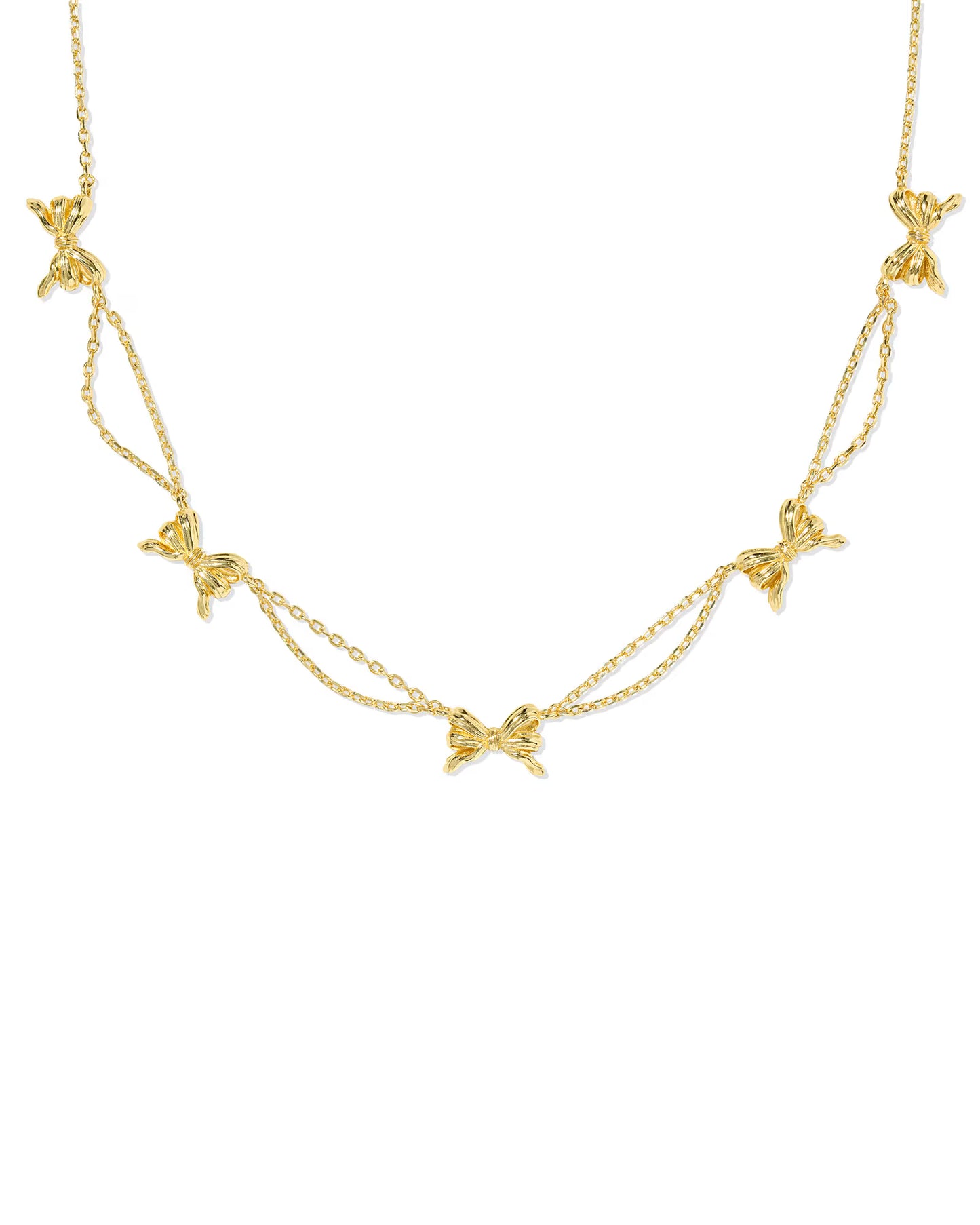 KENDRA SCOTT BOW STRAND NECKLACE