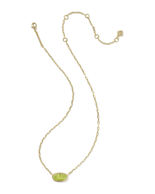 KENDRA SCOTT ELISA LUXE SHORT PENDANT NECKLACE