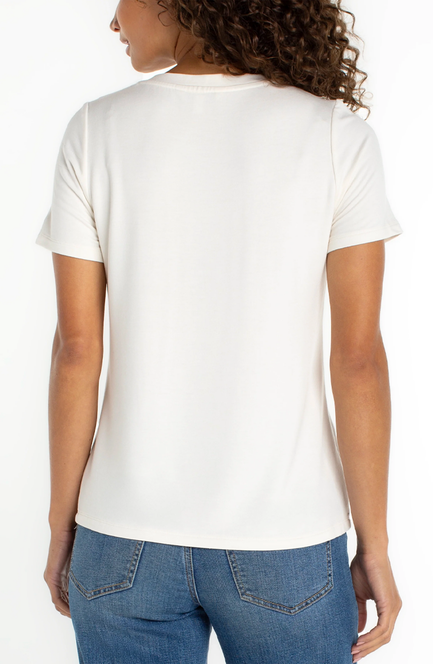 Liverpool Short Sleeve V Neck LM8J70KT60