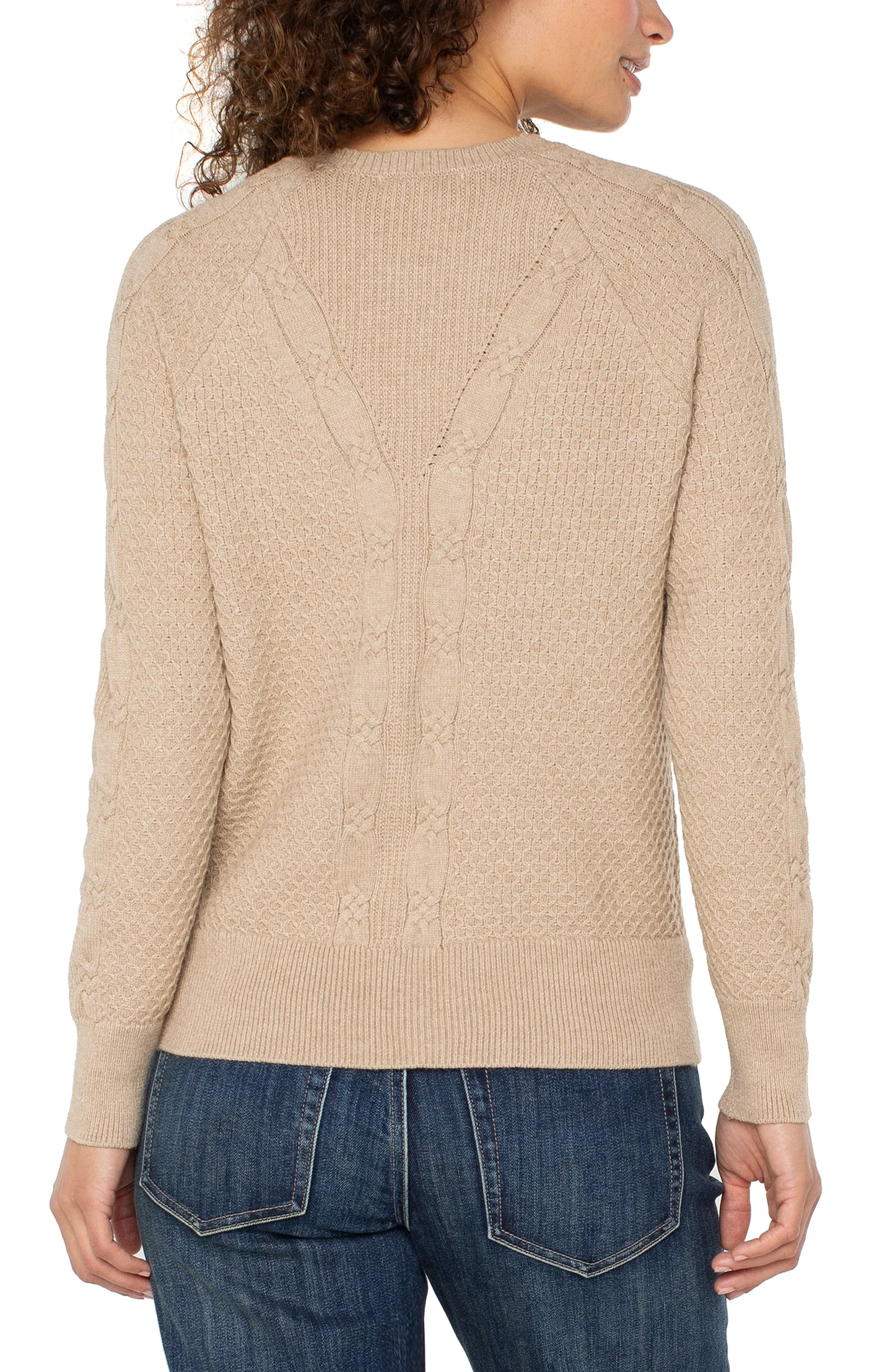 Liverpool Long Slv Raglan Sweater LM8H83SR04