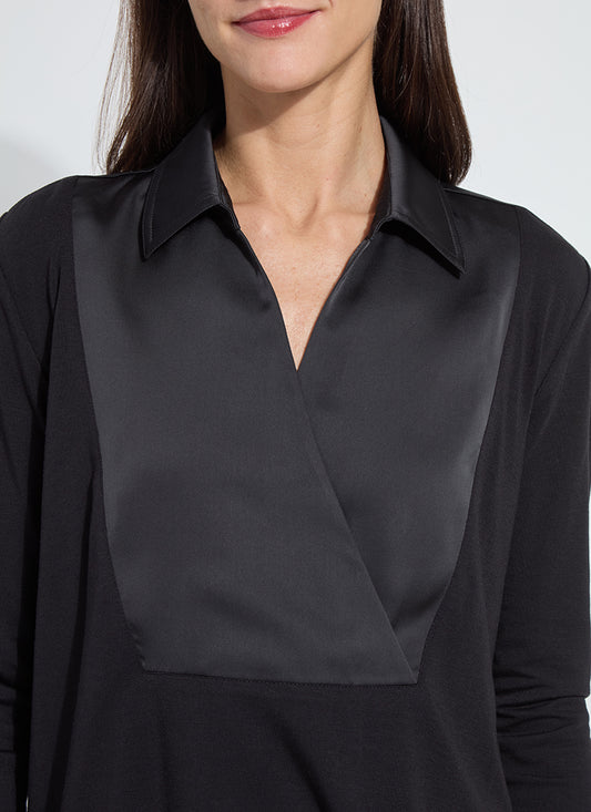 Lysse Pietra Shirt Collar Top 23-3672-M4
