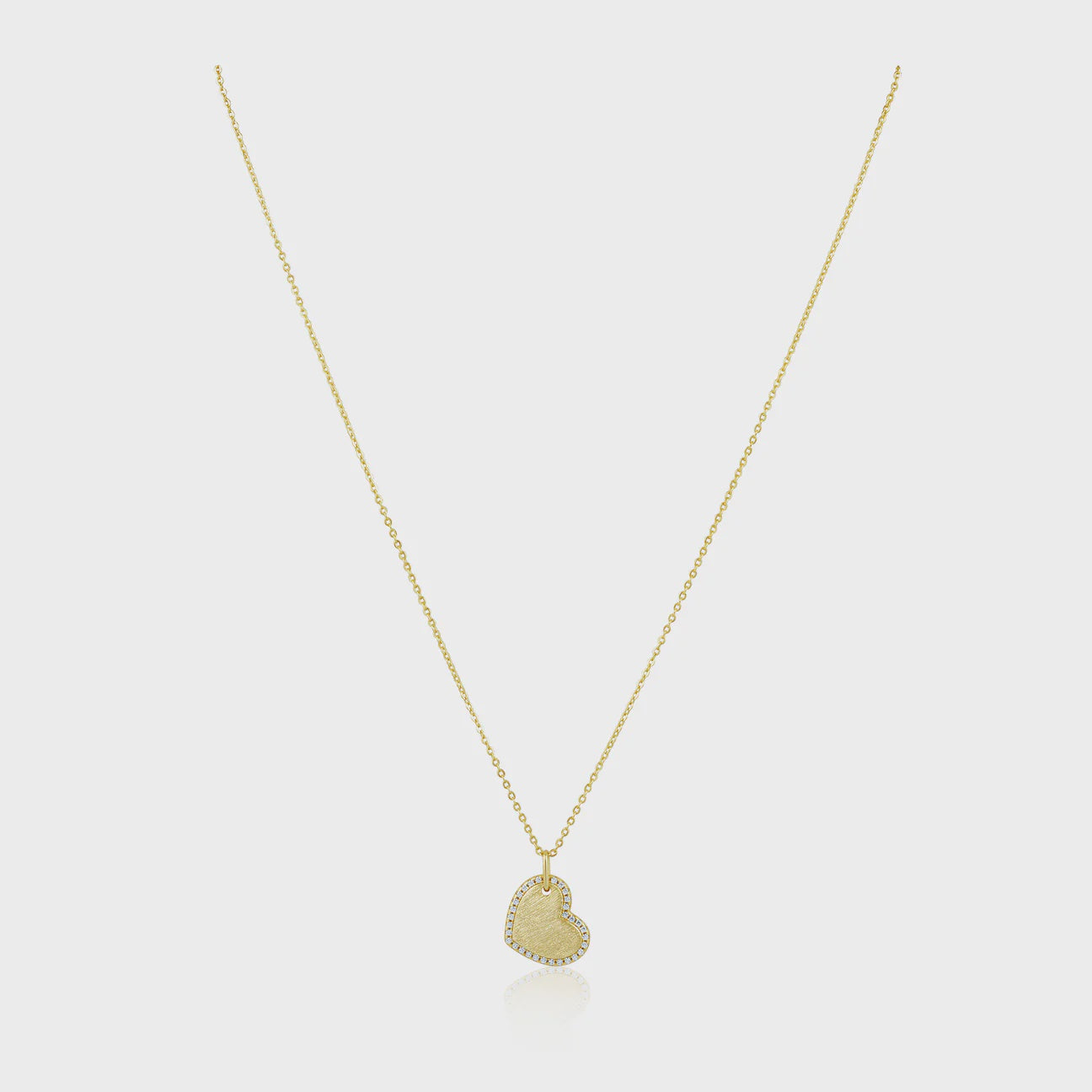Sahira Megan CZ Heart Necklace MCZHN1SJD