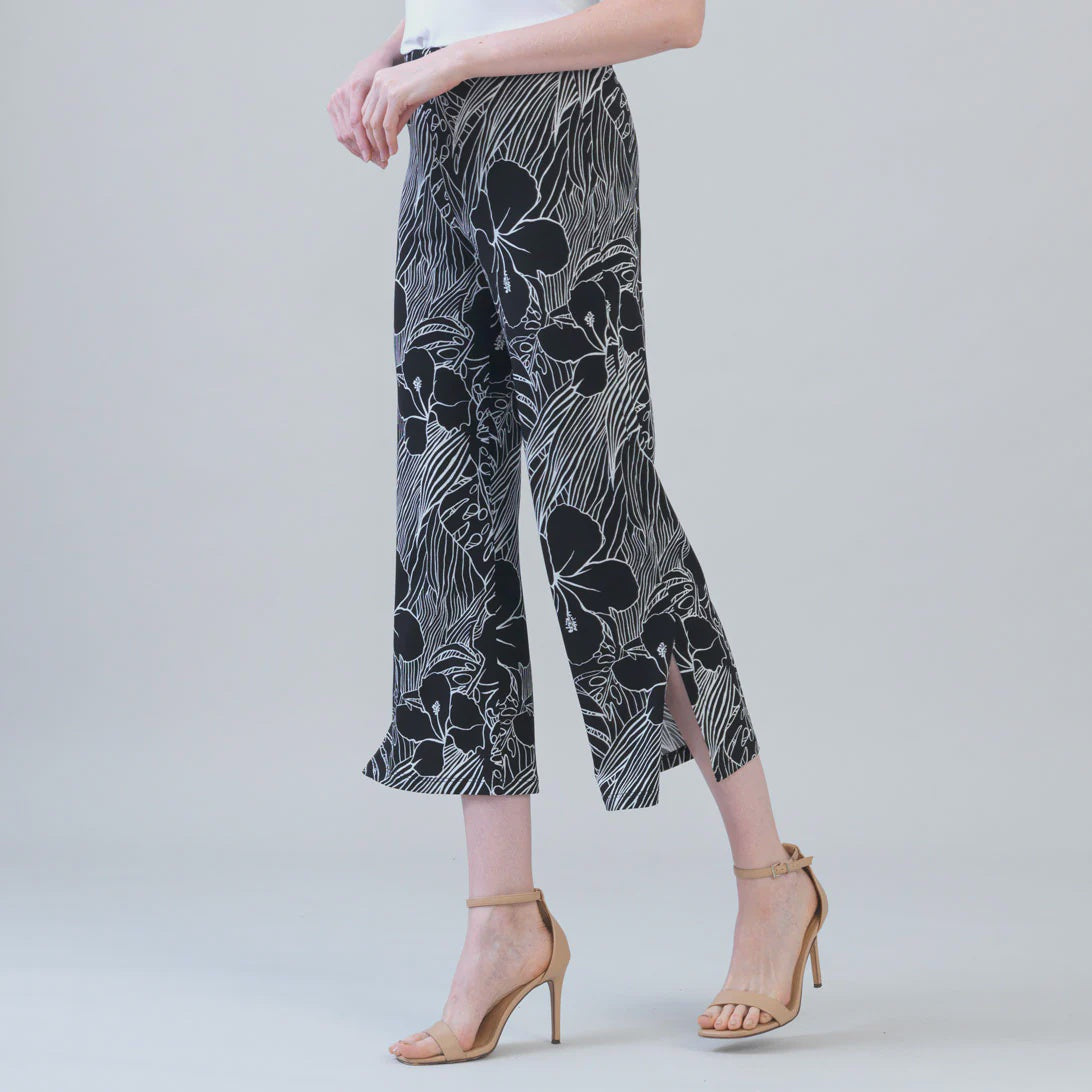 Clara Sunwoo Floral Print Ankle Pant PT28P25