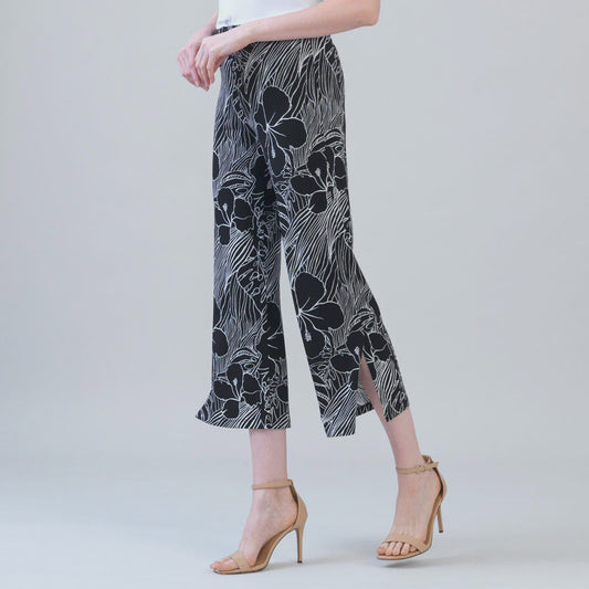Clara Sunwoo Floral Print Ankle Pant PT28P25