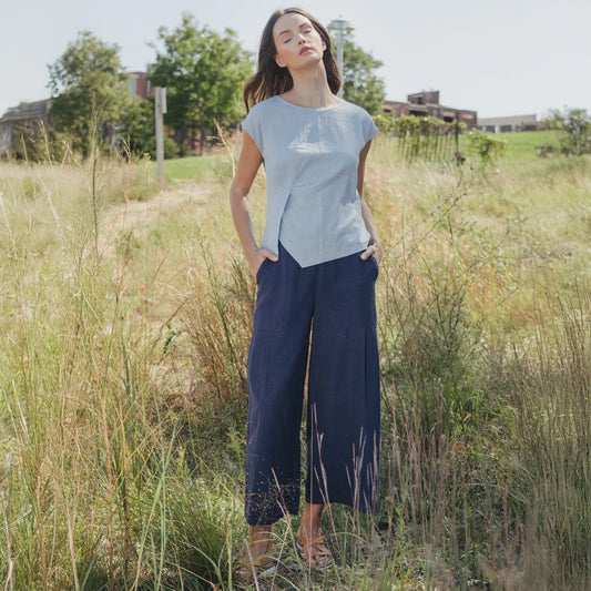 Clara Sunwoo Soft Cotton Pull on Pant PT54LN