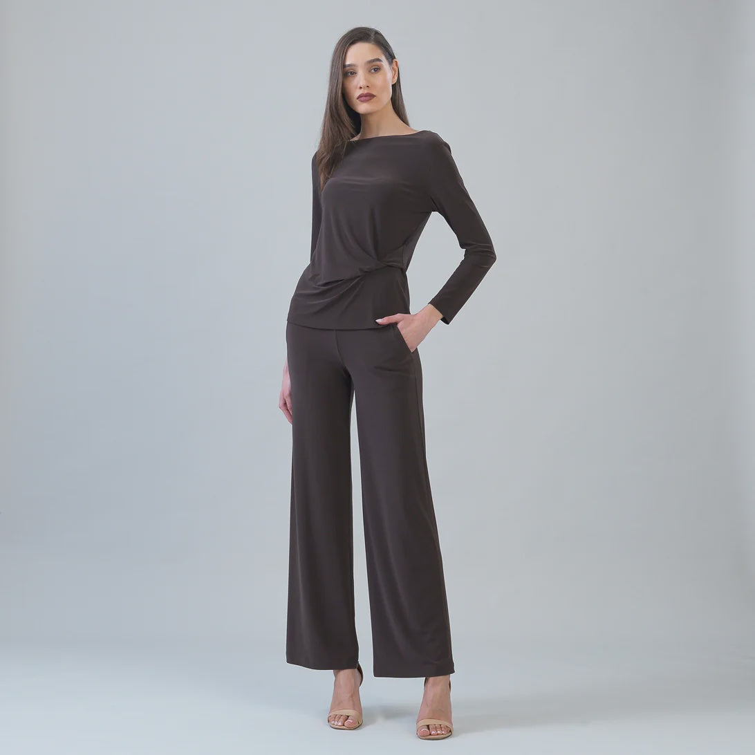 Clara Sunwoo Soft knit Top W/Side Twist T313