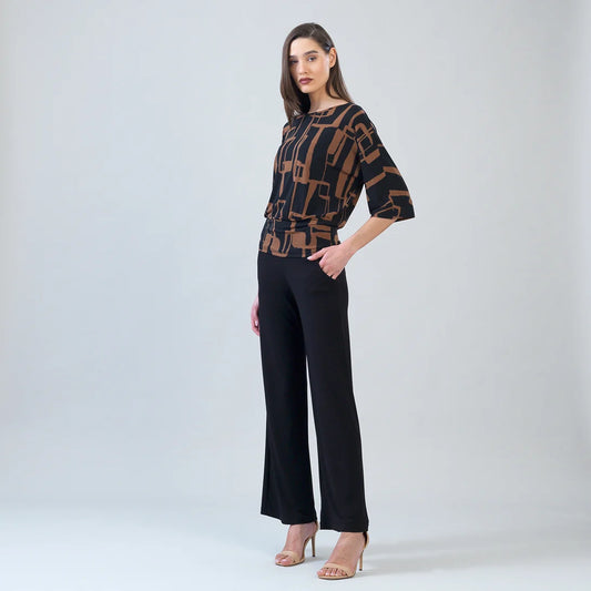 Clara Sunwoo Geo Chain Print Top T343P23