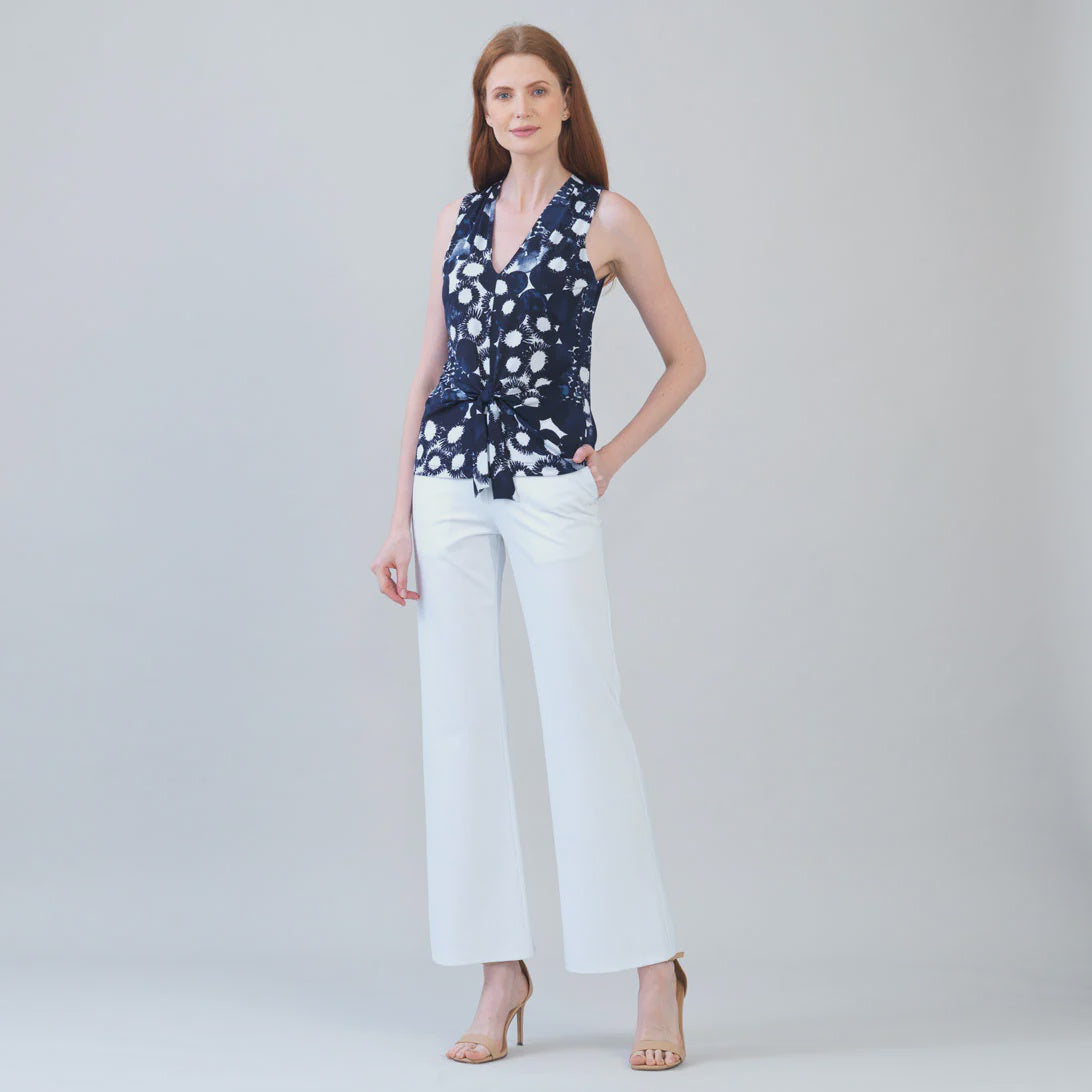 Clara Sunwoo V Neck Front Tie T49P5