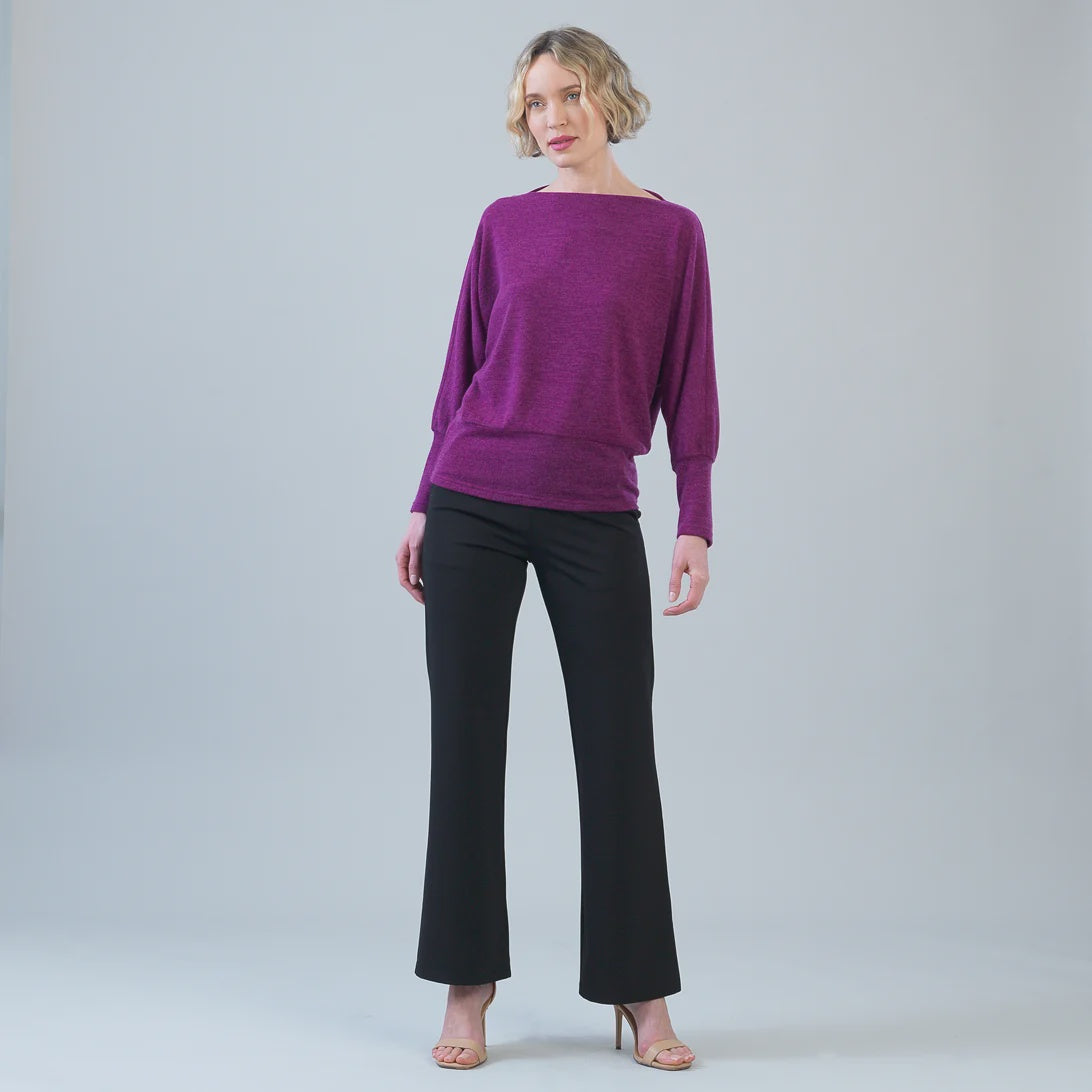 Clara Sunwoo Light Weight Boat Neck Top T767W