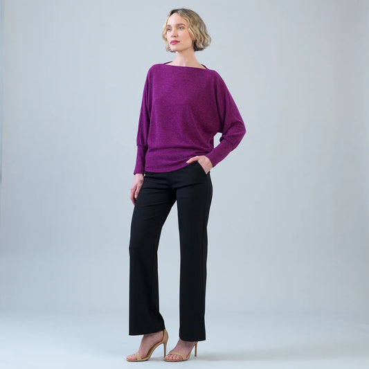 Clara Sunwoo Light Weight Boat Neck Top T767W