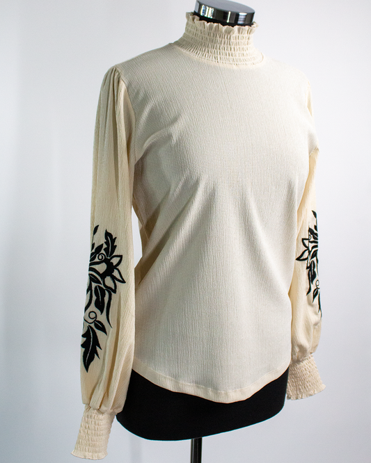 Tribal L/S Mock Neck Top 2341O 8330
