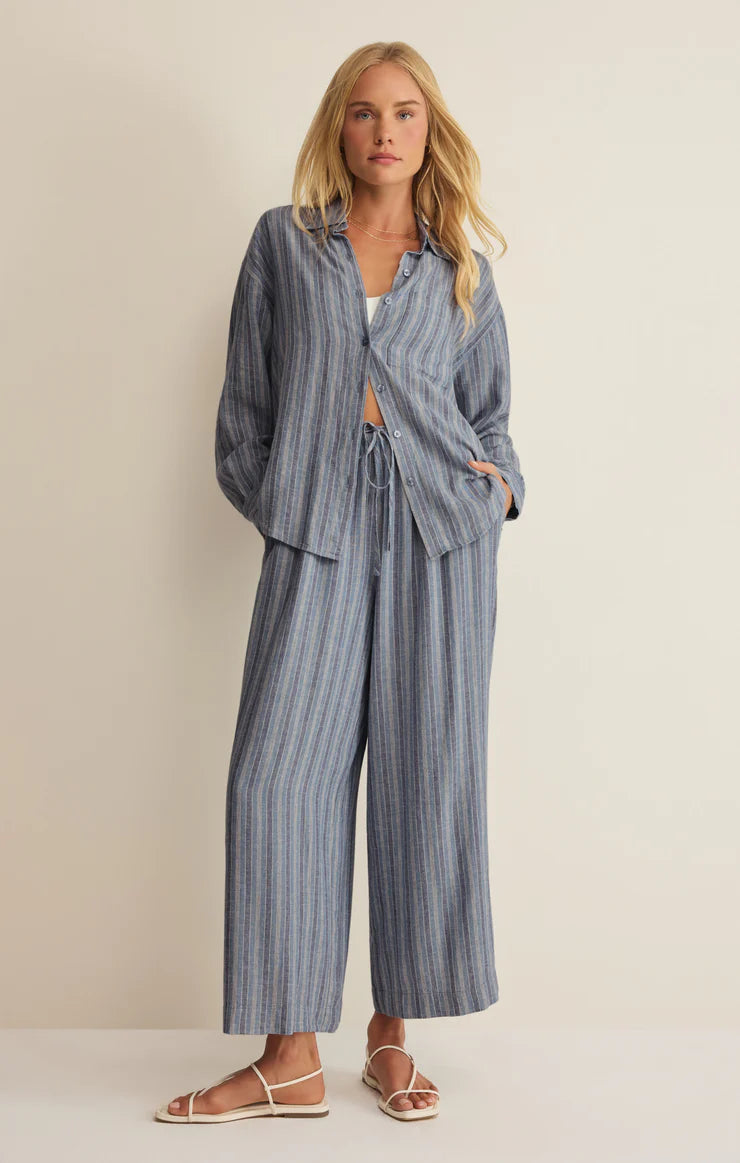 Z Supply Perfect Stripe Button Up ZT262689
