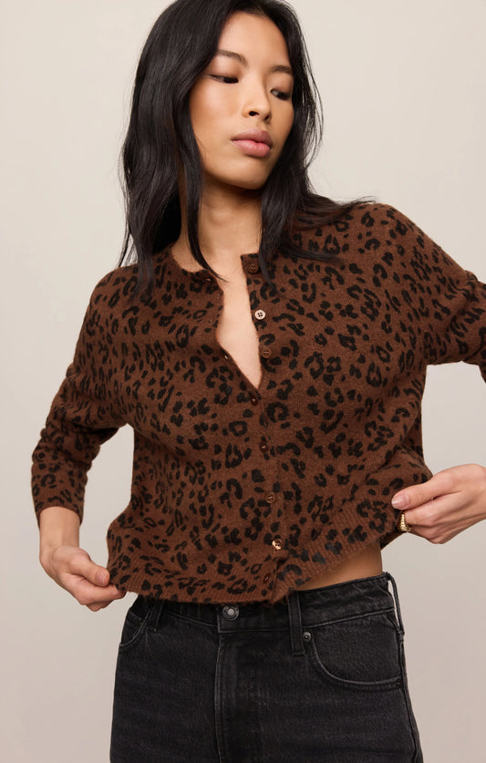 Z Supply Medina Leopard Cardigan ZW263443