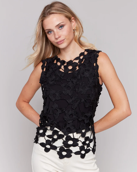 Charlie B Crochet Top C5466/135C