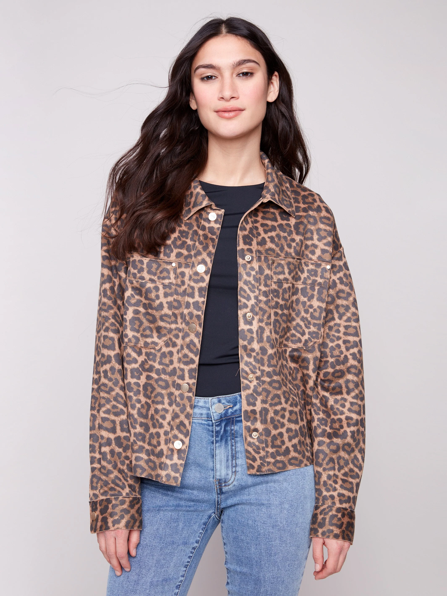 Charlie B Scuba Short Coat C6375-348C