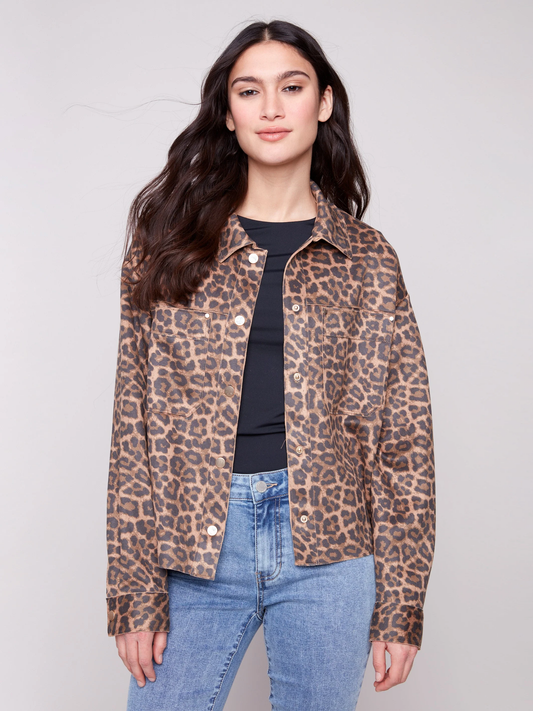 Charlie B Scuba Short Coat C6375-348C