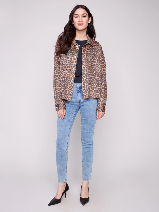Charlie B Scuba Short Coat C6375-348C