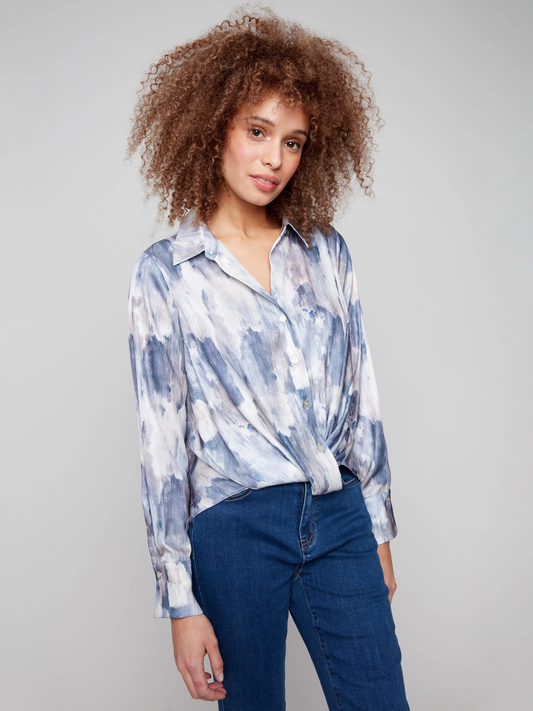 Charlie B Long Sleeve Shirt C4551D-314C