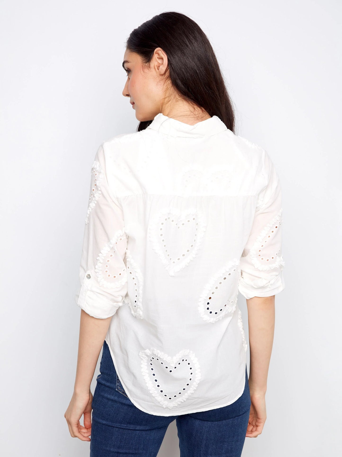Charlie B Textured Blouse C4652E / 609C