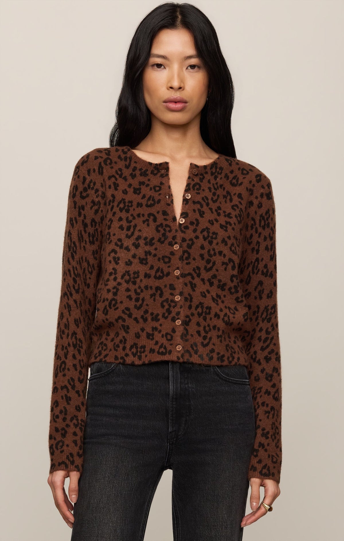 Z Supply Medina Leopard Cardigan ZW263443