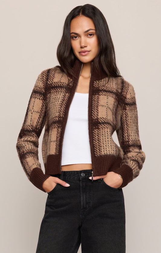 Z Supply Frostline Plaid Cardigan ZW264126