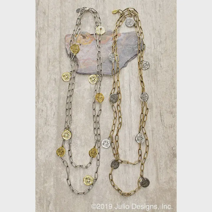 Julio Designs Marjoram Paperclip Necklace