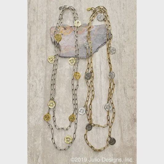 Julio Designs Marjoram Paperclip Necklace