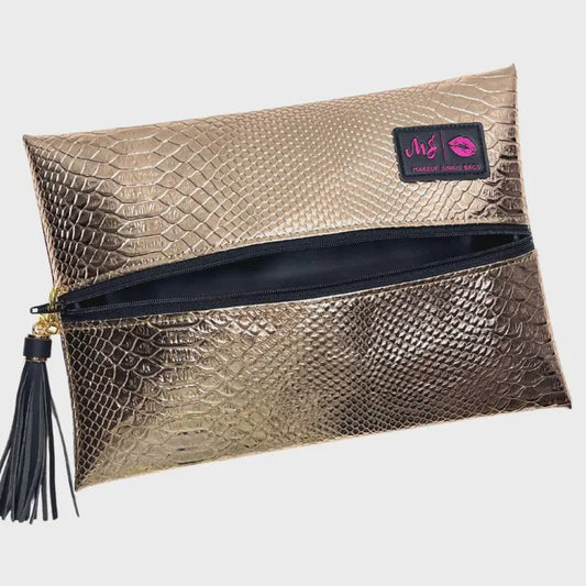 Makeup Junkie Rose Gold Python Medium