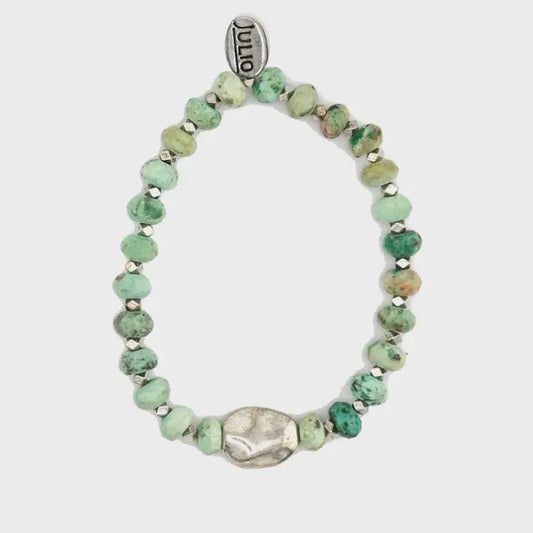 Julio Designs Sunlit Gemstone Rondelle Bracelet