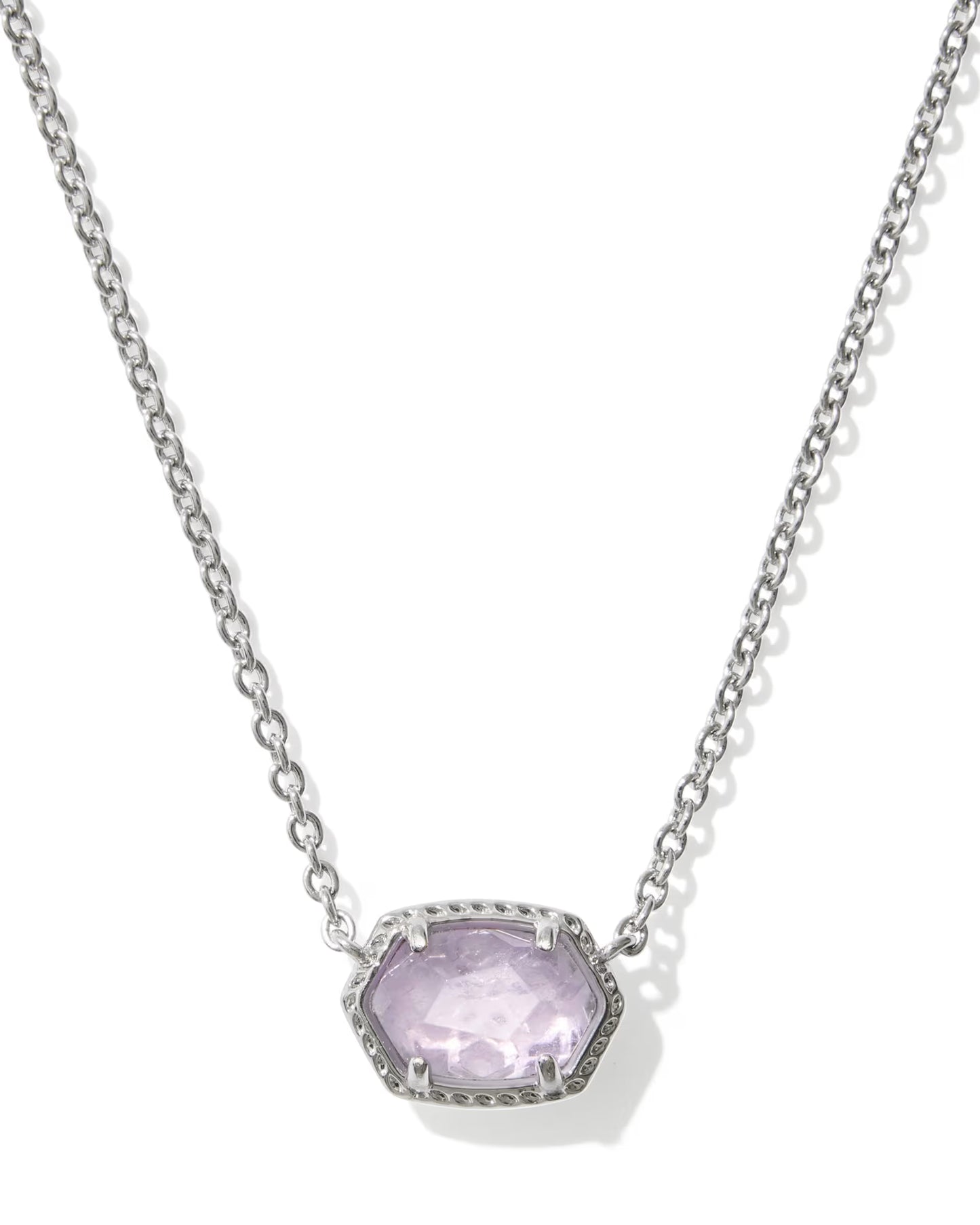 KENDRA SCOTT DAPHNE FRAME SHORT PENDANT NECKLACE