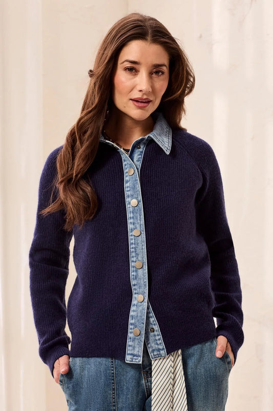 Tribal Media Sweater Jacket 6350O 5622 1625