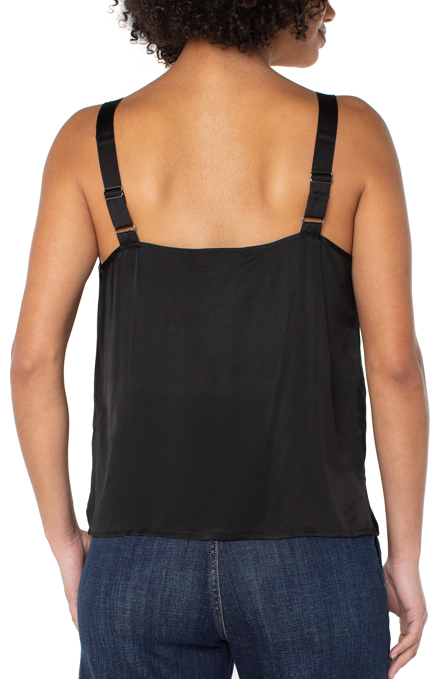 Liverpool Woven Tank W/Lace Trim LM8J21PS6